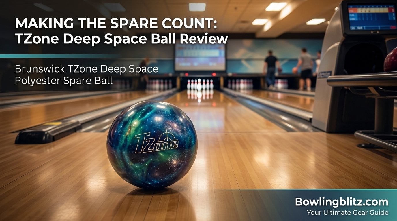 Brunswick TZone Deep Space polyester spare bowling ball