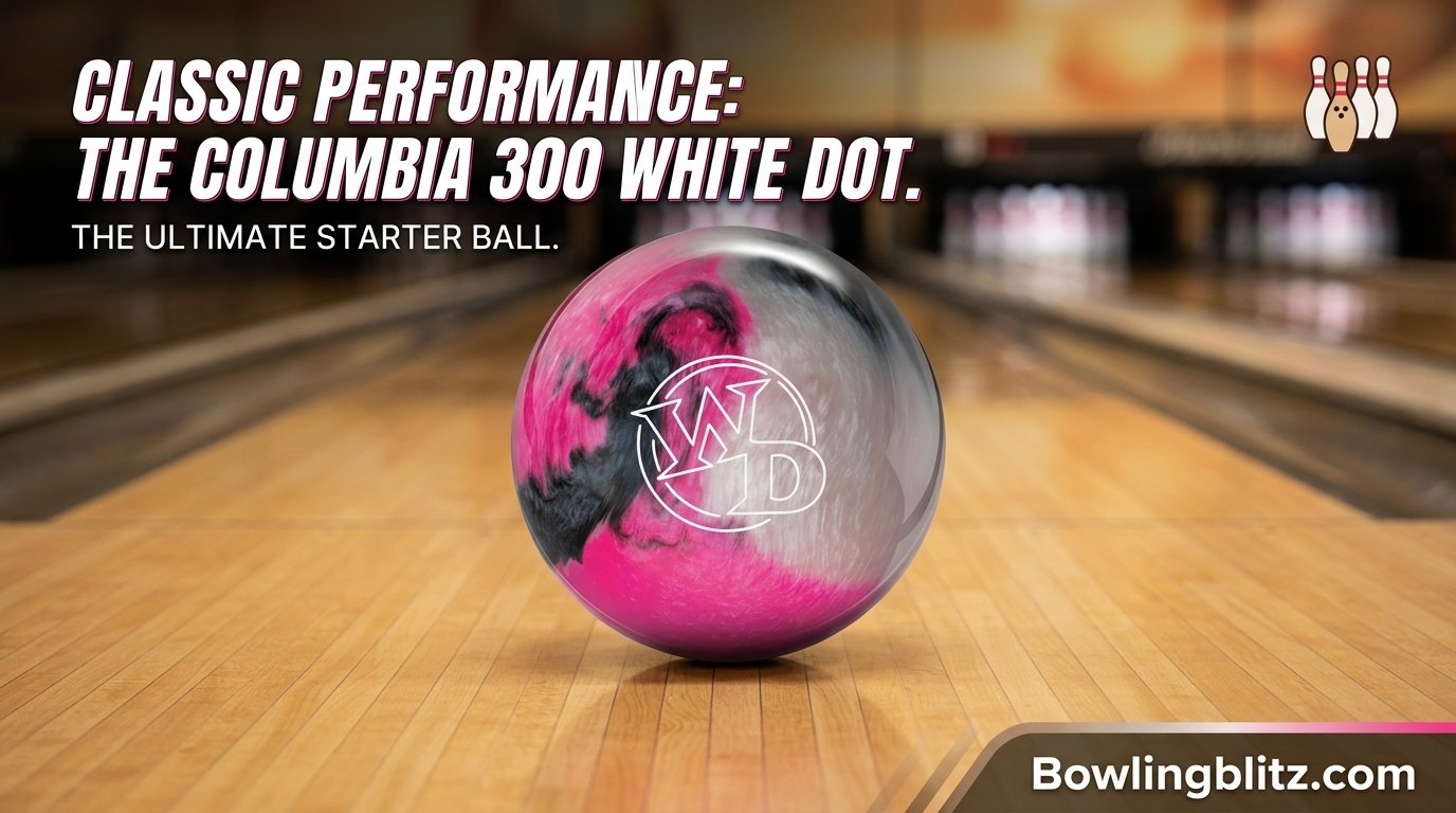 Columbia 300 White Dot bowling ball, a classic starter ball